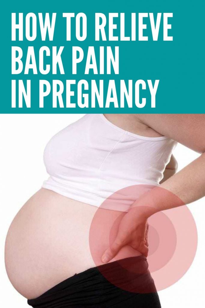 Pregnancy: how to relieve back pain