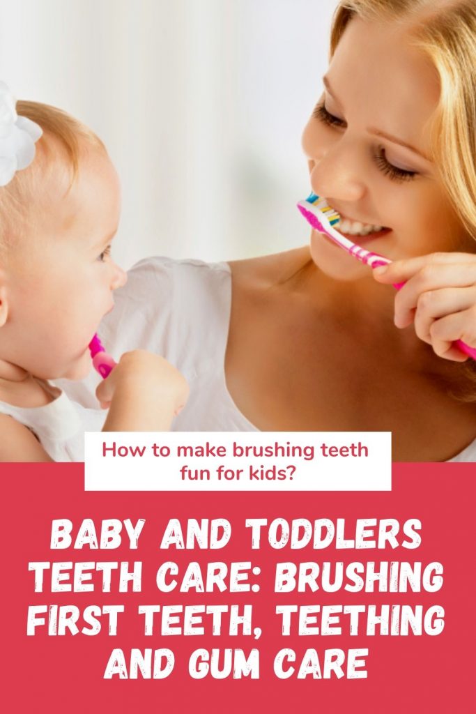 How Do I Care for My Baby's Teeth? (for Parents). Learn how to properly care for your baby's new teeth. Let your baby see you, and the rest of the family, brushing teeth: Babies learn by wanting to copy what they see! 

#howtobrushababy'steeth #howtobrushbabyteeth #brushingbabyteeth #howtogetatoddlertobrushhisteeth #howtobrushachild'steeth
